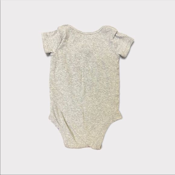 CARTERS | 3/$15 Gray Diaper Tshirt - Picture 2 of 3